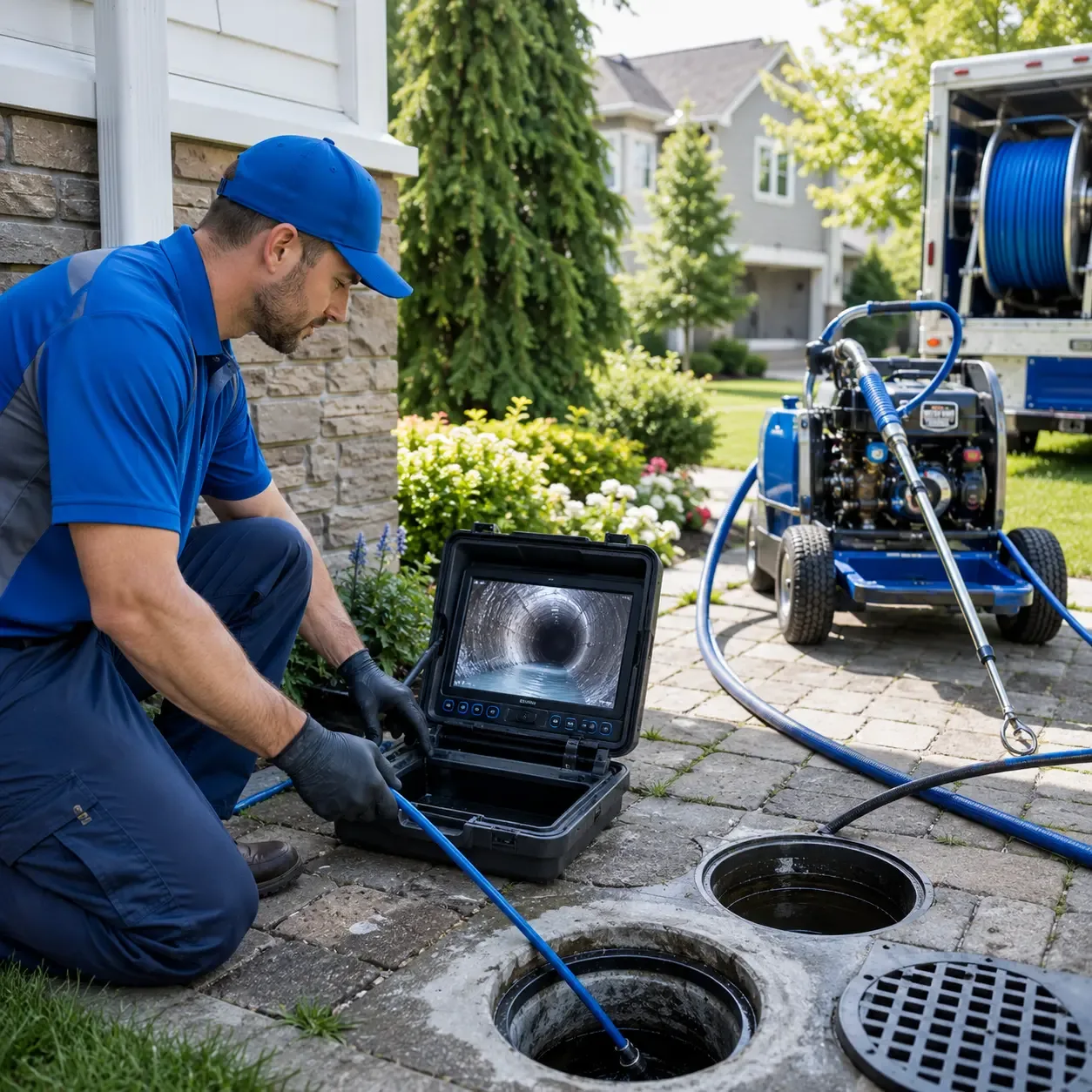 Outdoor drain cleaning professionals serving Lafayette, OH